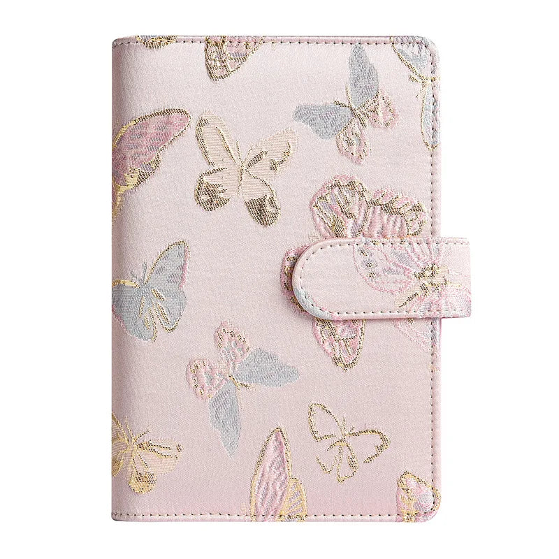 A6 Fresh Embossed DIY Binder Notebook Cover Diary Agenda Planner Paper Cover School Stationery